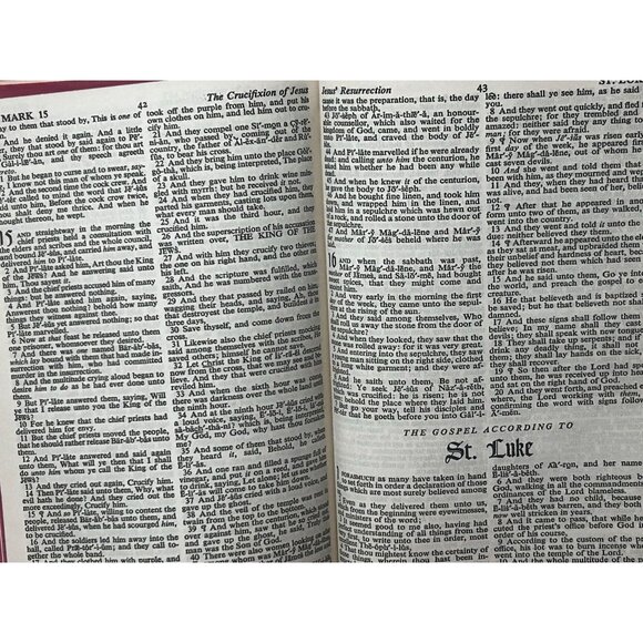 The Holy Bible King James Version Hardcover Black Cover - Picture 4 of 6